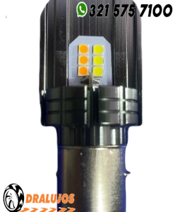 1 Bombillo Luz Led Moto Socket Plus 2200 Alta/baja 6000k