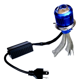 153 Bombillo Led H4 5000lm Bicolor Carro/moto Ac/dc Correas