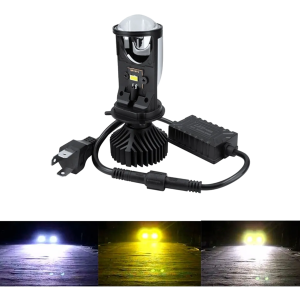 Bombillo Led Farola De Proyector Dual Color