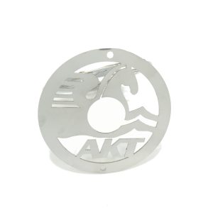 3 Logo De Exosto En Acero Inoxidable Para Moto Akt Univers