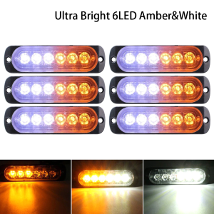 Lampara Lateral 6 Led Multifunción Alta Potencia Moto/carr