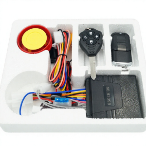 ALAR05 (2) Alarma Doble Vía Moto 12V Control Remoto