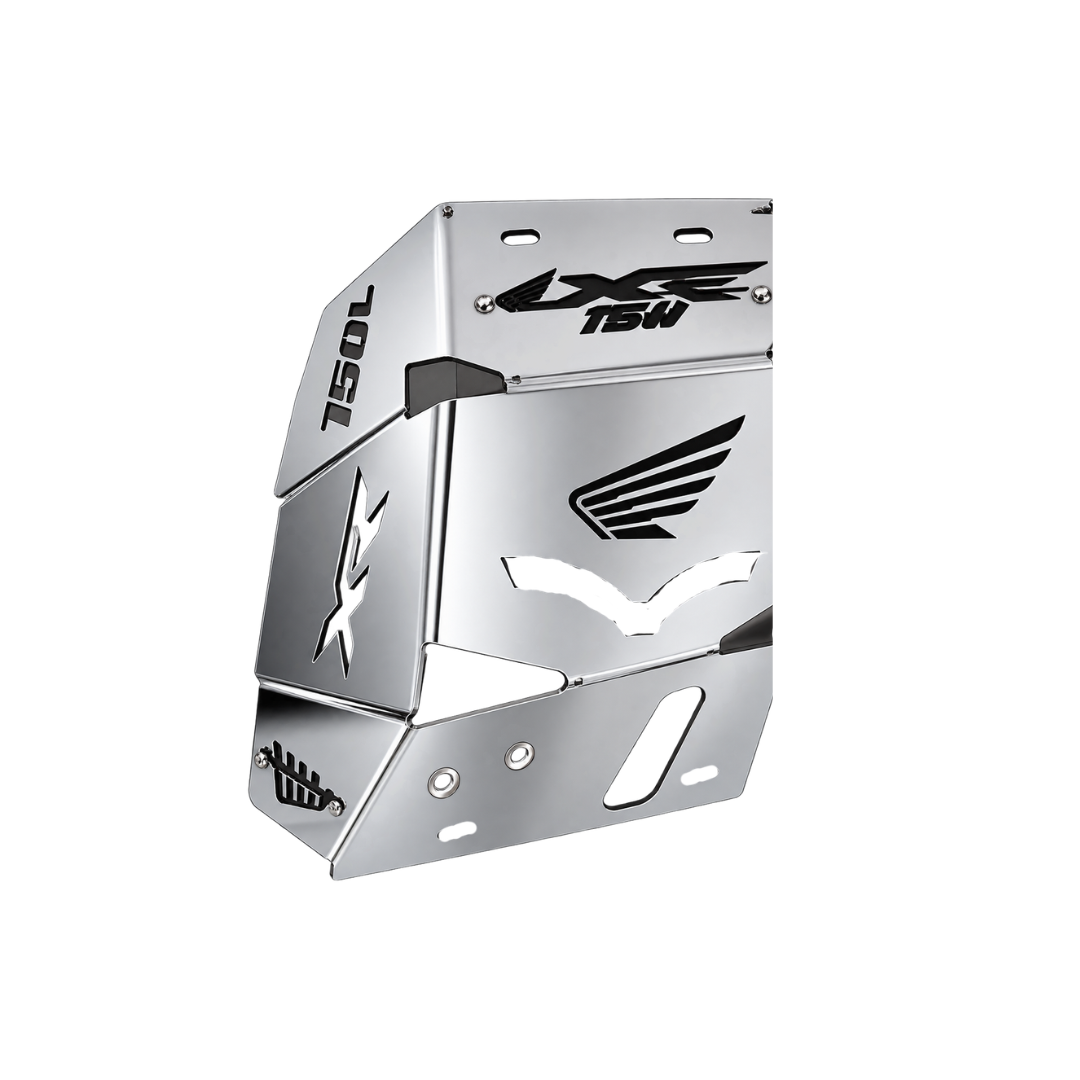 Cubre Carter Acero Inoxidable Moto XR 150 2 Cubre Carter Acero Inoxidable Moto XR 150 - Imagen 2