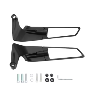 F++ Par De Espejos Alerón Para Moto Universal