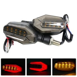 FE Direccionales Led Doble Color Para Moto Universal Flexible