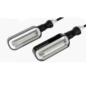 Direccional LED Lineal Fijo Ámbar 12V Moto