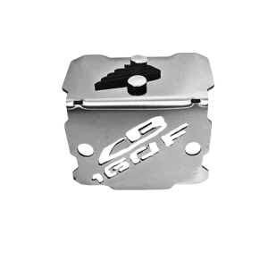 LUBO16 (2) Protector Tapa Bomba de Freno Acero CB160F Moto