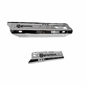 PREX01 (2) Protector Exosto Cromado Moto Crypton