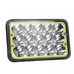 Farola Para Carro Drl 15 Led Con Ojo De Angel Universal