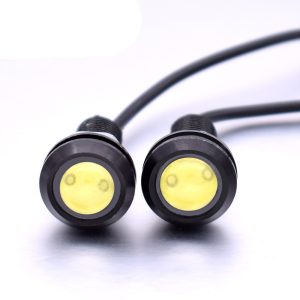 RE Exploradora Led Mini Ojo De Aguila Moto/carro 18mm Blan