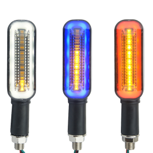 Sin nombre Direccionales Led Lineal Con Aro Led Para Moto