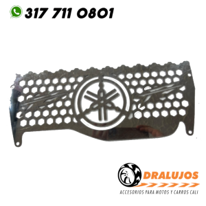Sin nombre Protector Cromado De Radiador Para Moto Fz 250