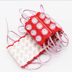 Módulo LED Amarillo 3 LEDs Lupa para Moto y Carro