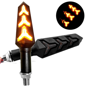 VV Direccionales Led Color Ambar Secuencial Moto Universal