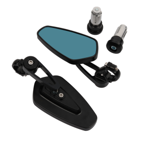 VWEV Espejos Moto Cafe Racer Aluminio Universales Antireflejo