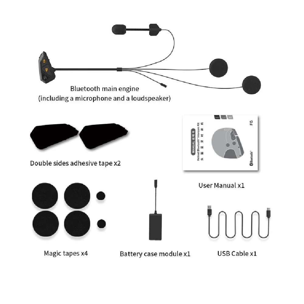 Intercomunicador Freedconn Fg Bluetooth 5.0 2 Intercomunicador Freedconn Fg Bluetooth 5.0 - Imagen 2