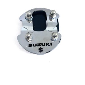 e Extensor de pata lateral cromado para moto Suzuki