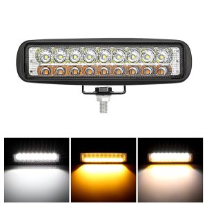 Exploradora En Barra 18 Led Doblecolor 9000lumens Moto/