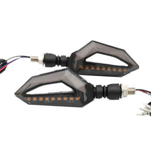 Direccionales Led Doble Color Secuencial Moto Universal Fl