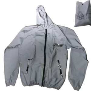 Chaqueta Reflectiva Para Moto Con Capucha