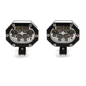 x2 Exploradora Rompe Niebla 6 Led Cree Moto/carro 16000lm