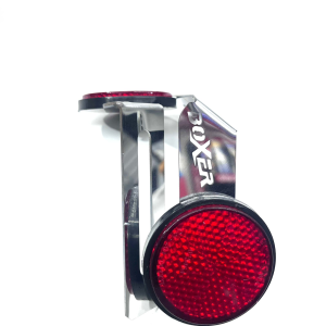 Porta Reflectivo Trasero BOXER BM / CT BOXER 150 en  Acero Inoxidable