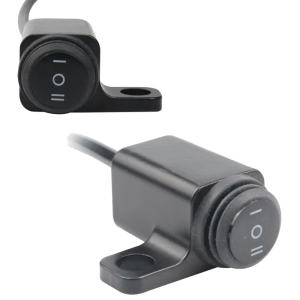 REH Interruptor Espejo Derecho 3 Posiciones 12V Acero Inoxidable Carro