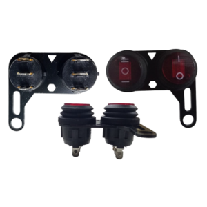 Sin nombre Interruptor Doble 5 Posiciones 12V para Moto