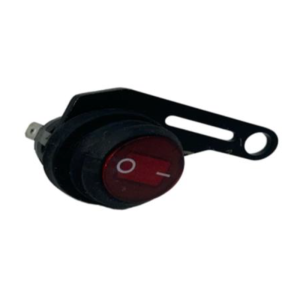 Sin nombre Interruptor Redondo 2 Posiciones de 12V en Acero Inoxidable Moto