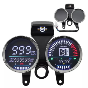 Tacómetro Digital 12V para Moto GN125/GS125 con Indicador de Cambios