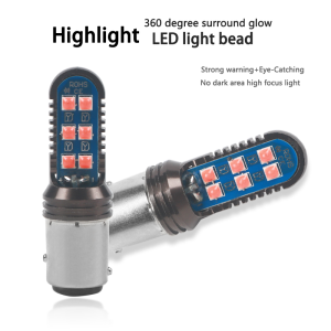 Bomb Stop 12 LED Cree Fijo Blanco para Moto y Auto