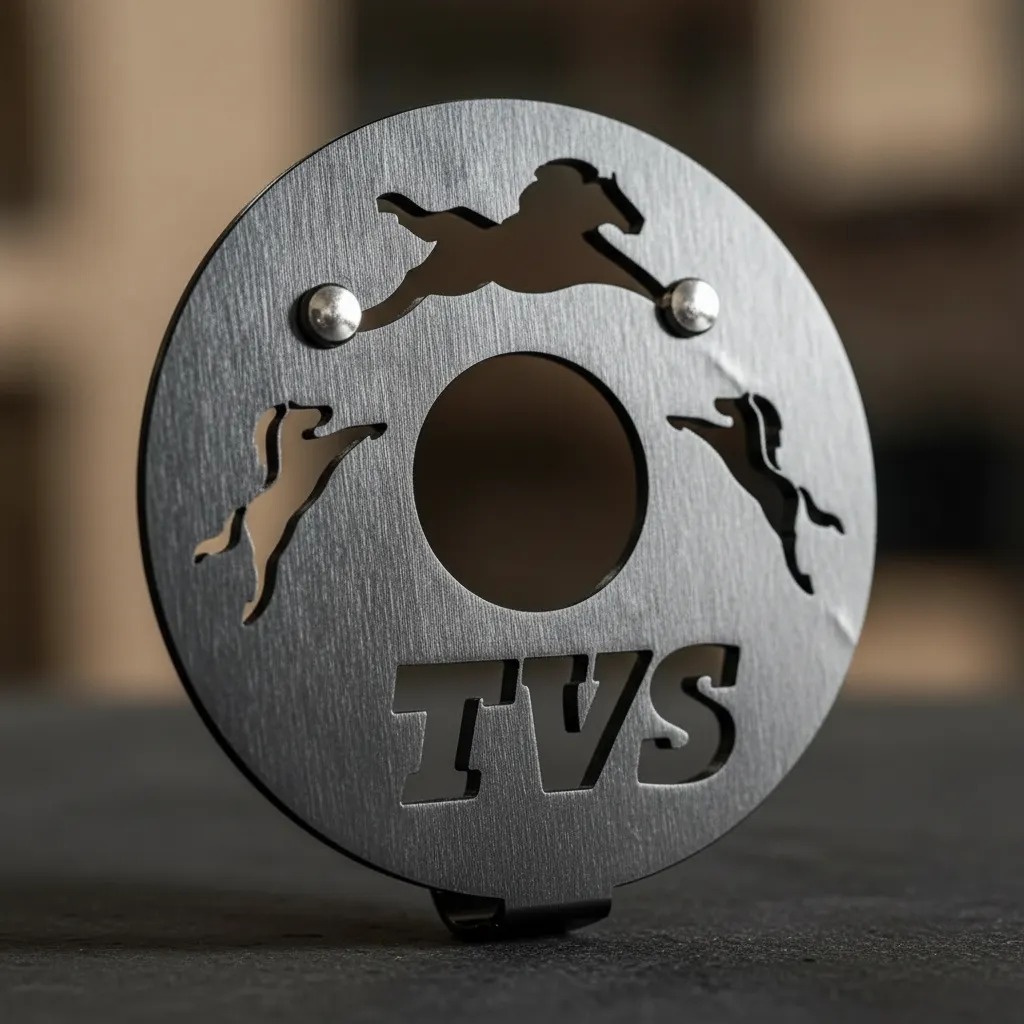 Logo Exosto Raider TVS para moto, material PVC 2 Logo Exosto Raider TVS para moto, material PVC - Imagen 2