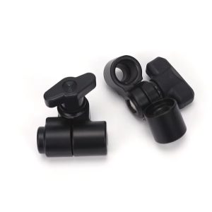 Base de espejo abatible para moto negra