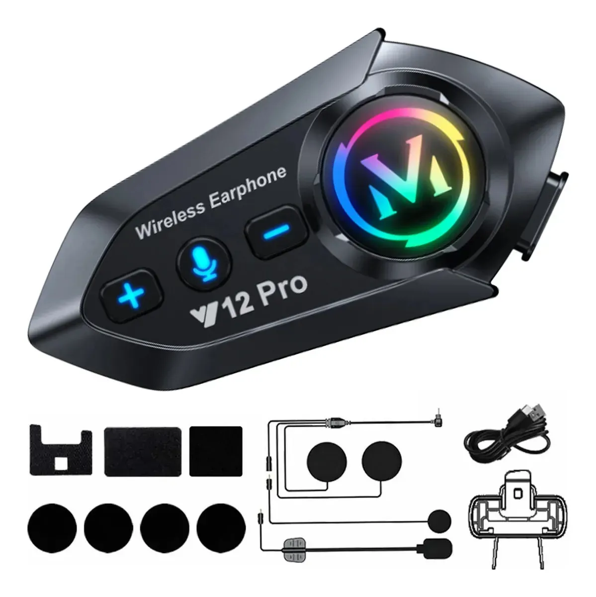 Intercomunicador Y12 Pro Bluetooth 5.1 1 Intercomunicador Y12 Pro Bluetooth 5.1 - Imagen 1