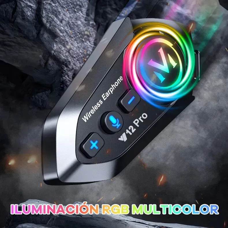 Intercomunicador Y12 Pro Bluetooth 5.1 4 Intercomunicador Y12 Pro Bluetooth 5.1 - Imagen 4