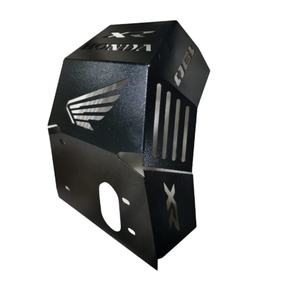 Cubre Carter Cromado Para Moto Xr 190 3 Cubre Carter Cromado Para Moto Xr 190 - Imagen 3